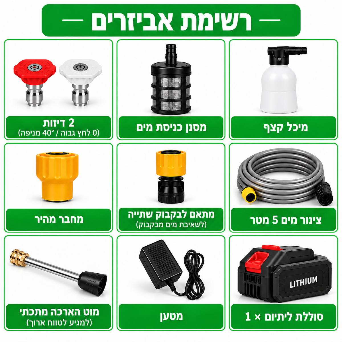 ערכת האביזרים של LIORA