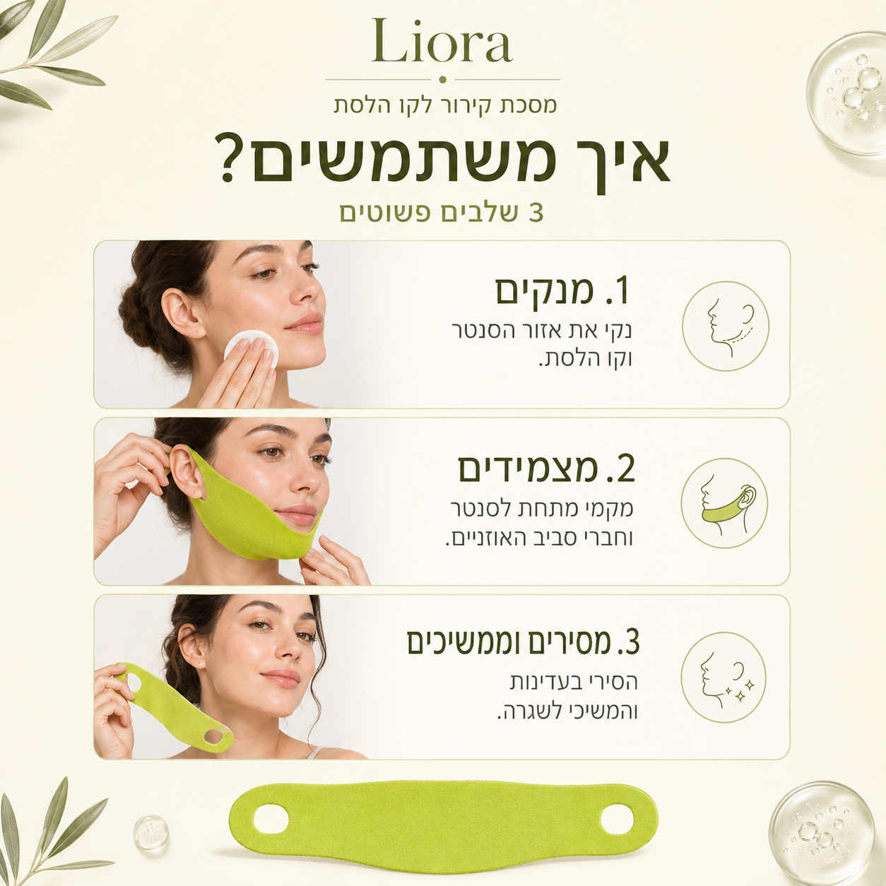 הסנטר וקו הלסת מקבלים סוף־סוף תשומת לב