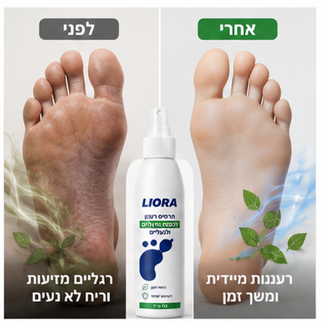 לפני: ריח כבד. אחרי: תחושה נקייה יותר