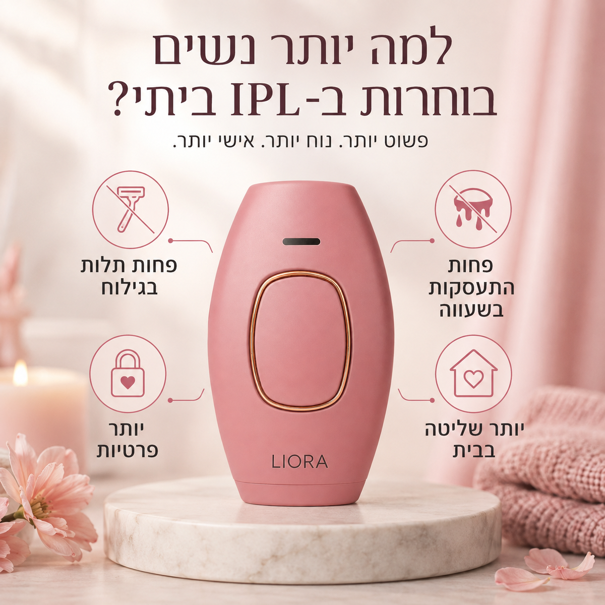 מכשיר IPL ביתי LIORA