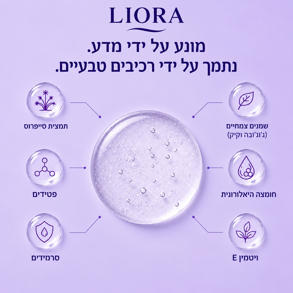 LIORA שמן לעיכוב צמיחת שיער
