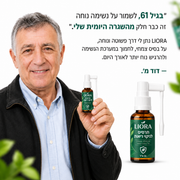 LIORA – תרסיס צמחי לפה ולגרון לשגרת הבוקר