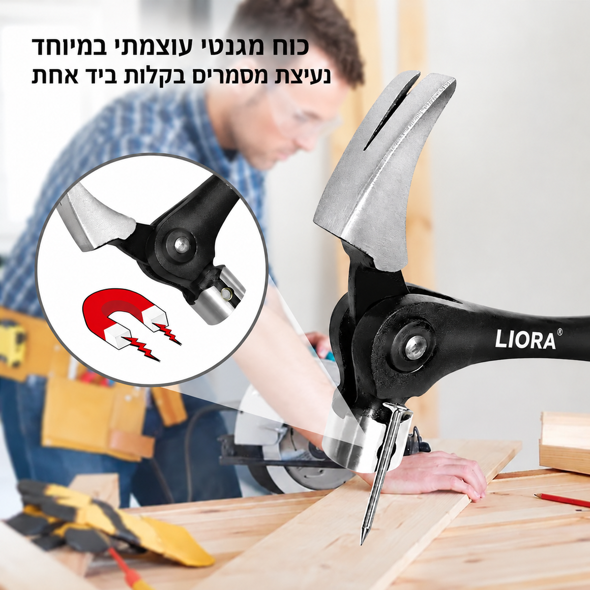 פטיש טפר מתכוונן LIORA