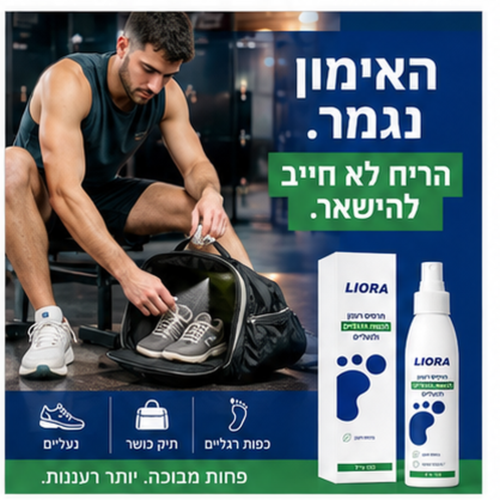 ספריי רעננות לכפות הרגליים