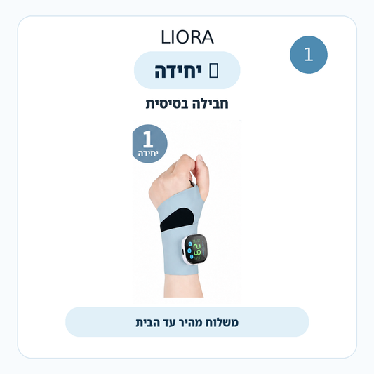 ®ליאורה • LIORA  מעסה לביש לפרק כף היד עם חימום